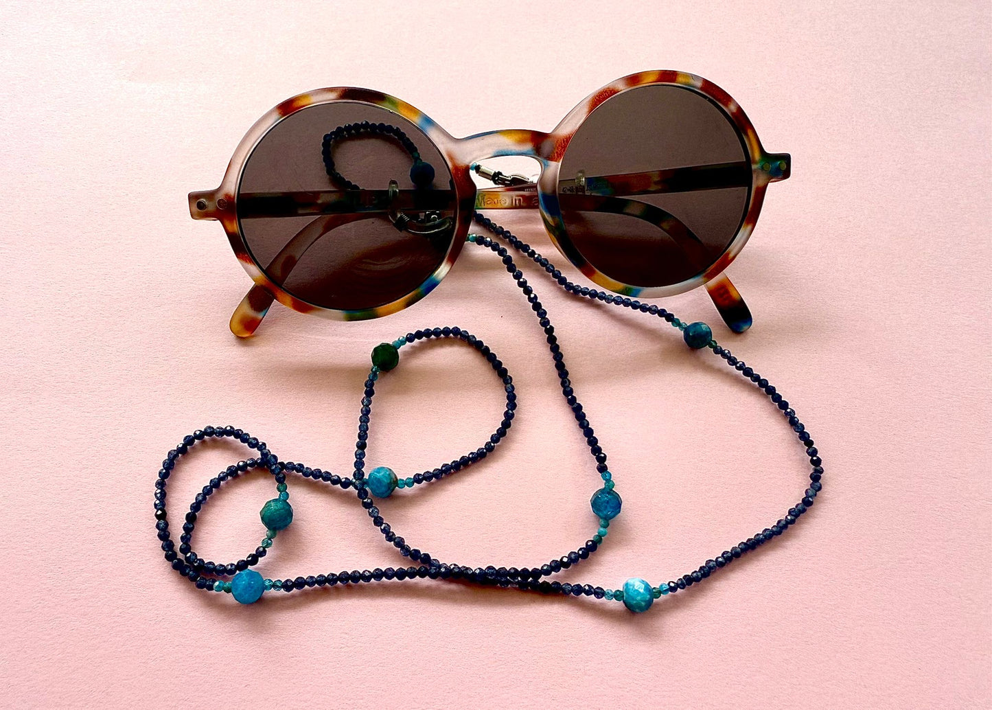 Brillenkette Blau