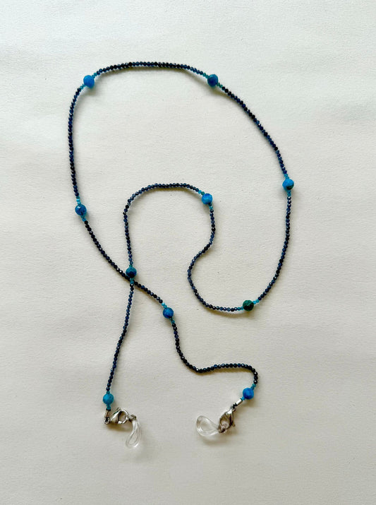 Brillenkette Blau