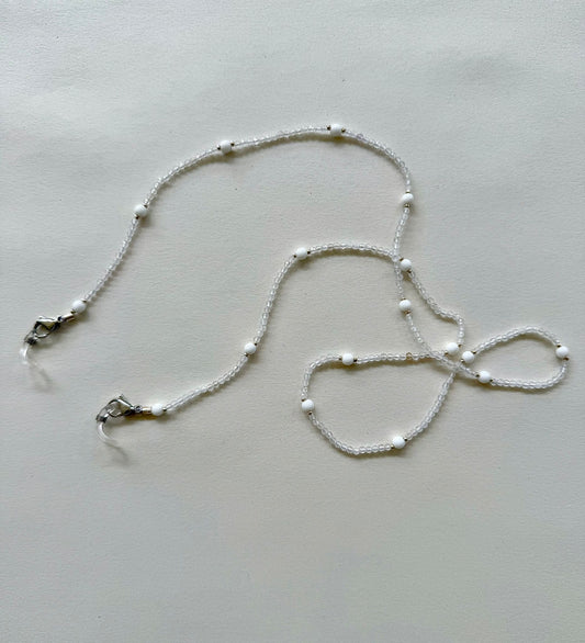 Brillenkette Weiss